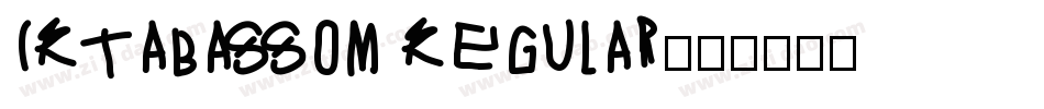 IRTabassom Regular字体转换